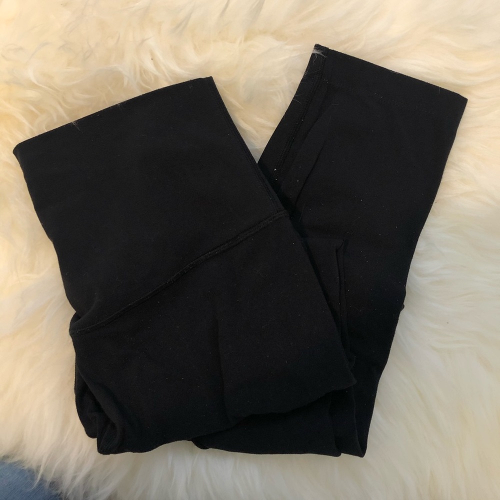 Black naked fit lululemon leggings
